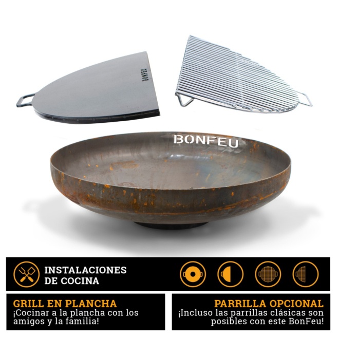 Pebetero de leña Bonbowl 80