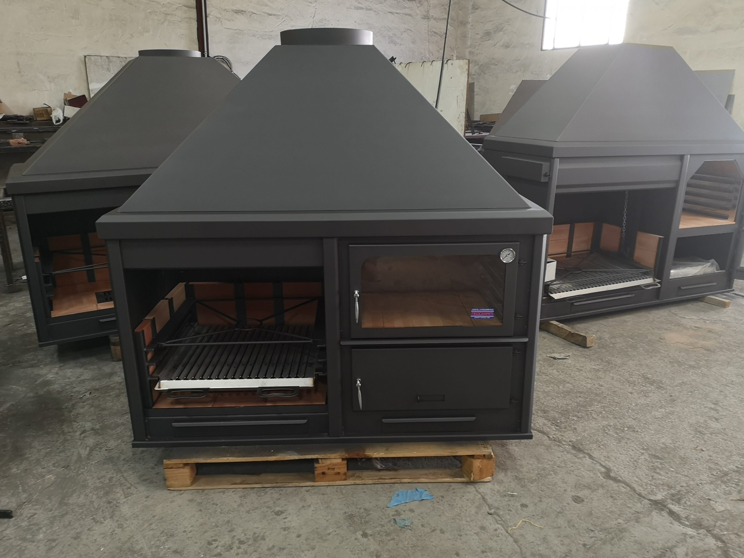 Barbacoa con horno DUO ESTANDAR 155x70