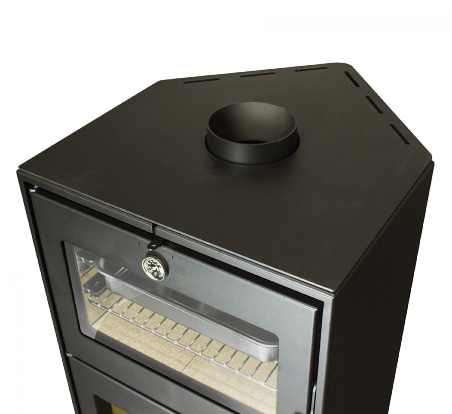 Estufa de acero con horno Altea