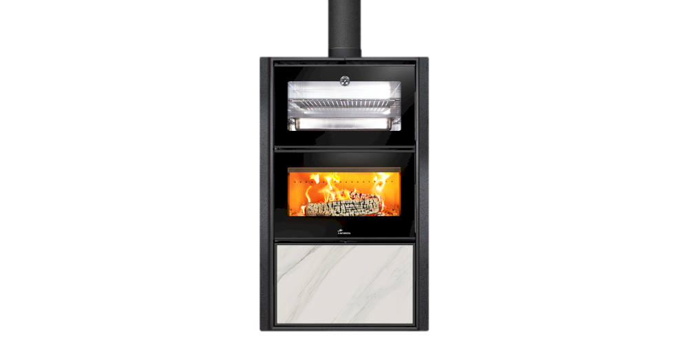 Estufa de acero con horno Bergen