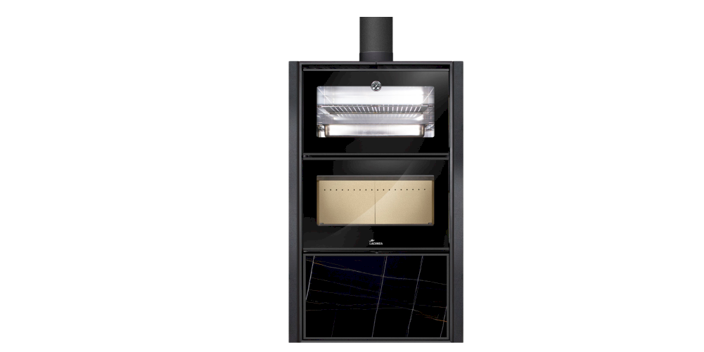Estufa de acero con horno Bergen