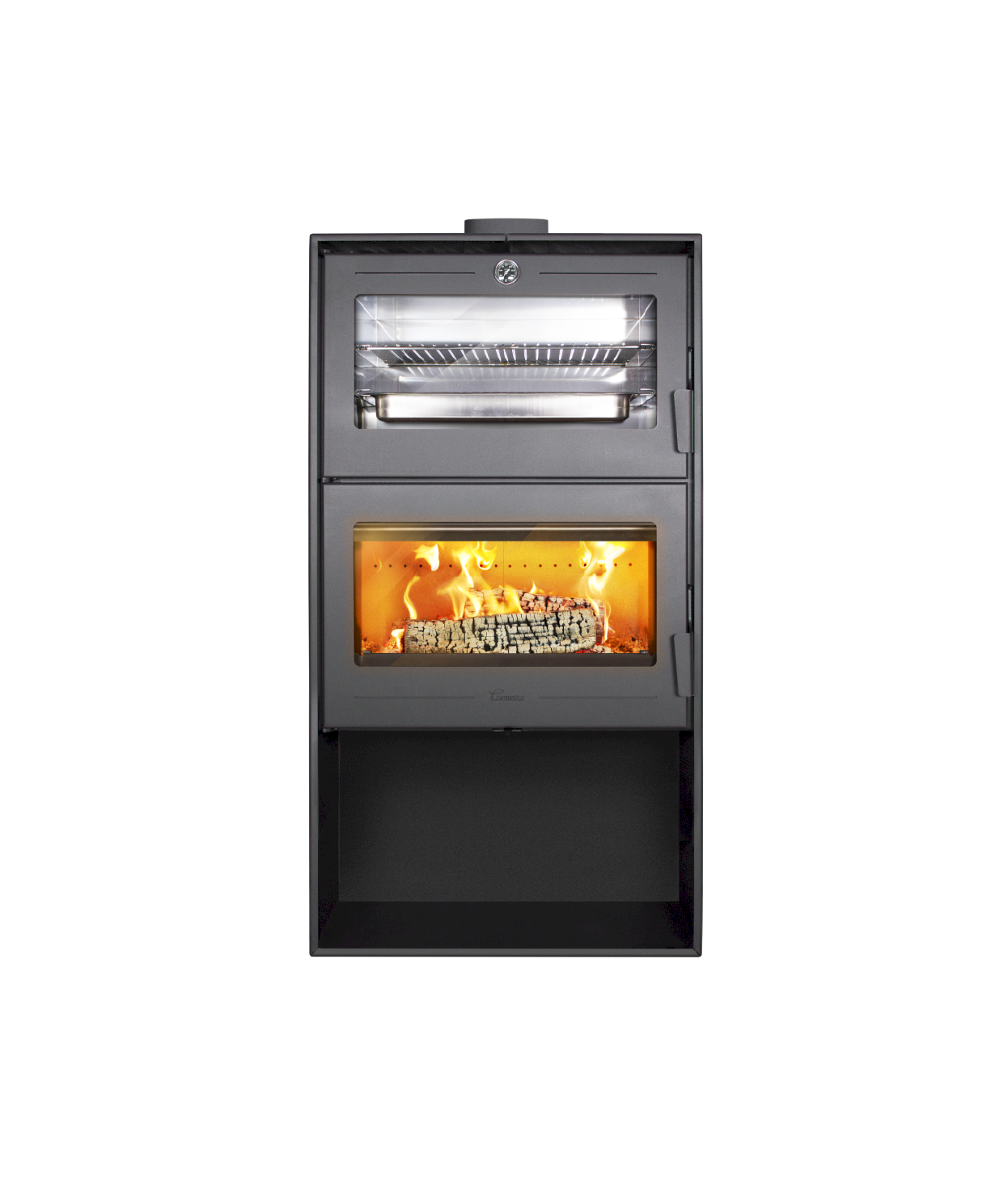 Estufa de acero con horno Oslo