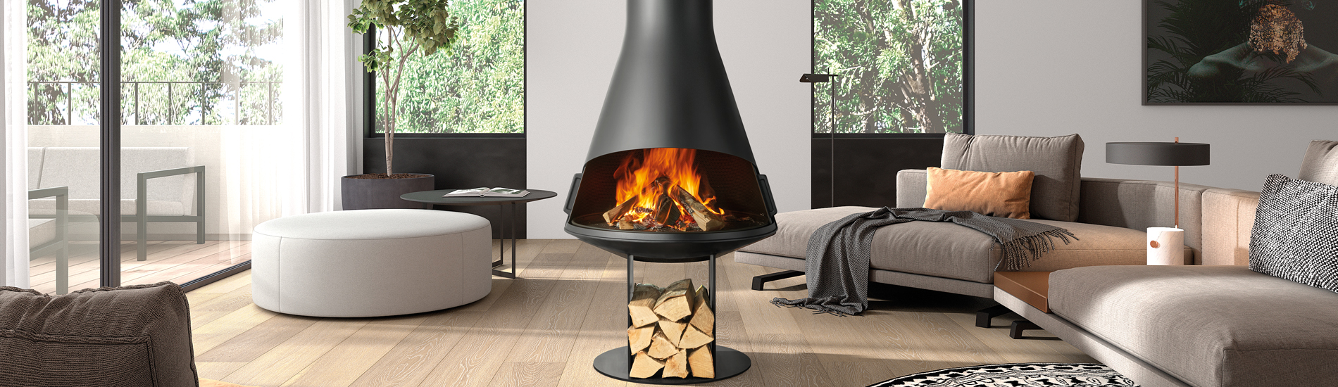 Chimenea vista Silba