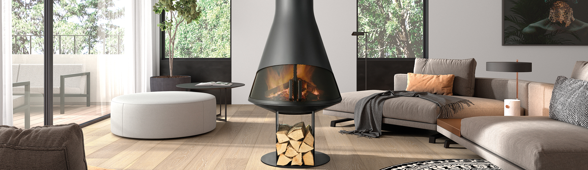 Chimenea vista Silba