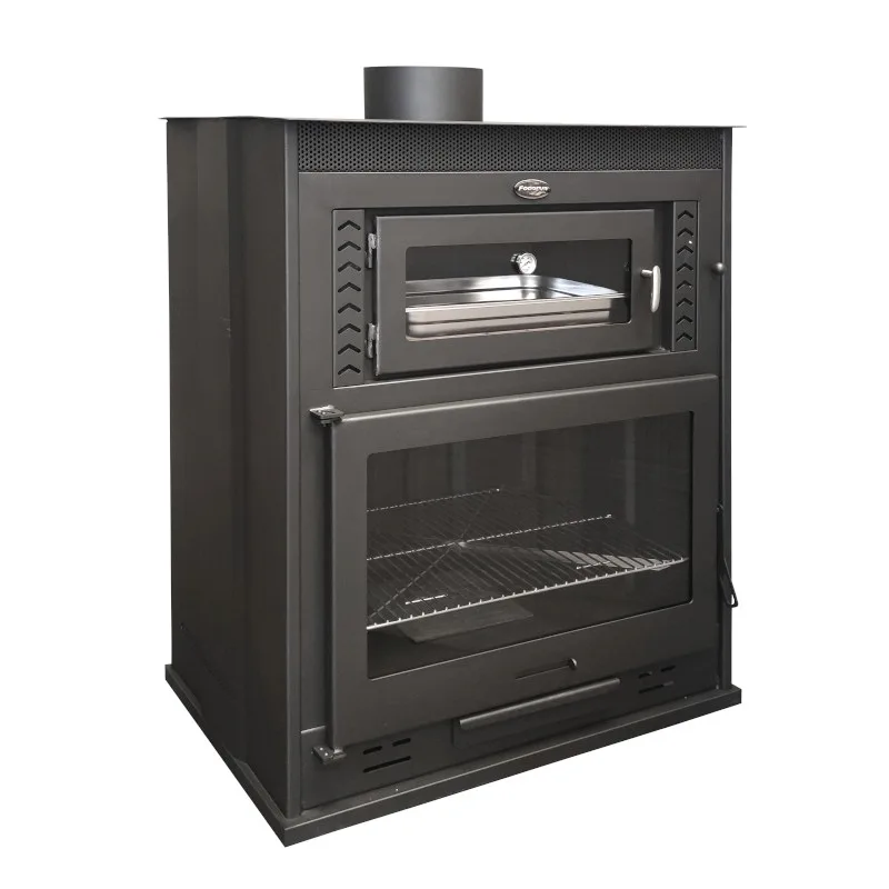 Barbacoa vista con horno MV
