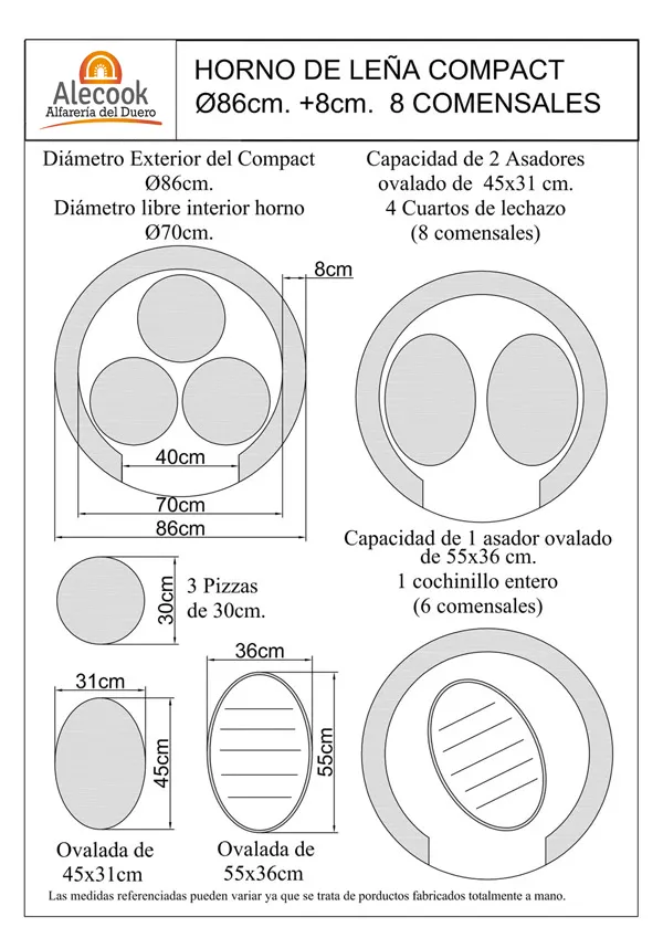 Kit de montaje de horno bunker