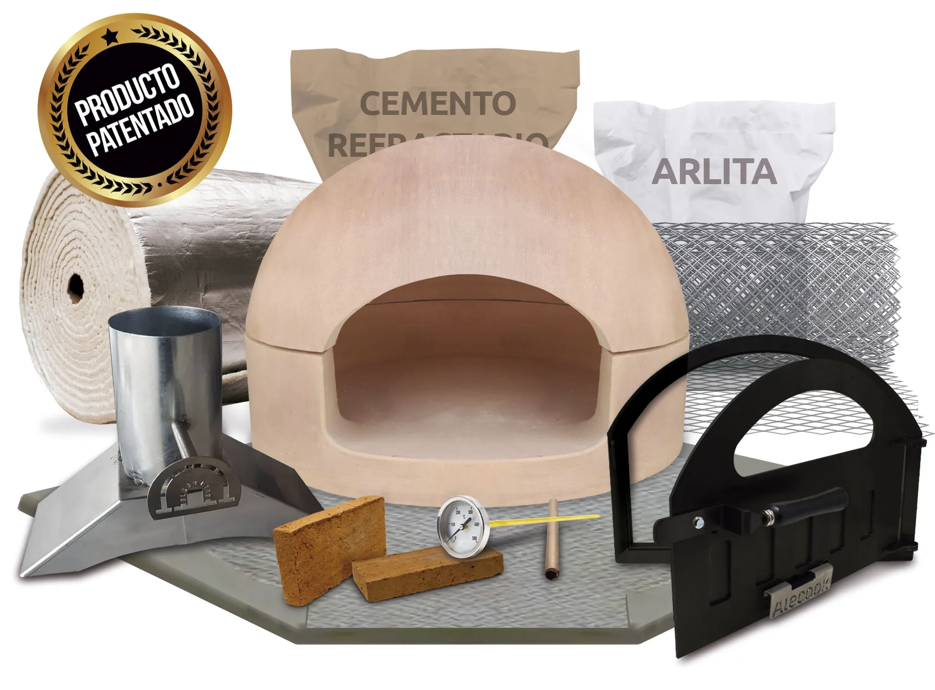 Kit de montaje de horno bunker