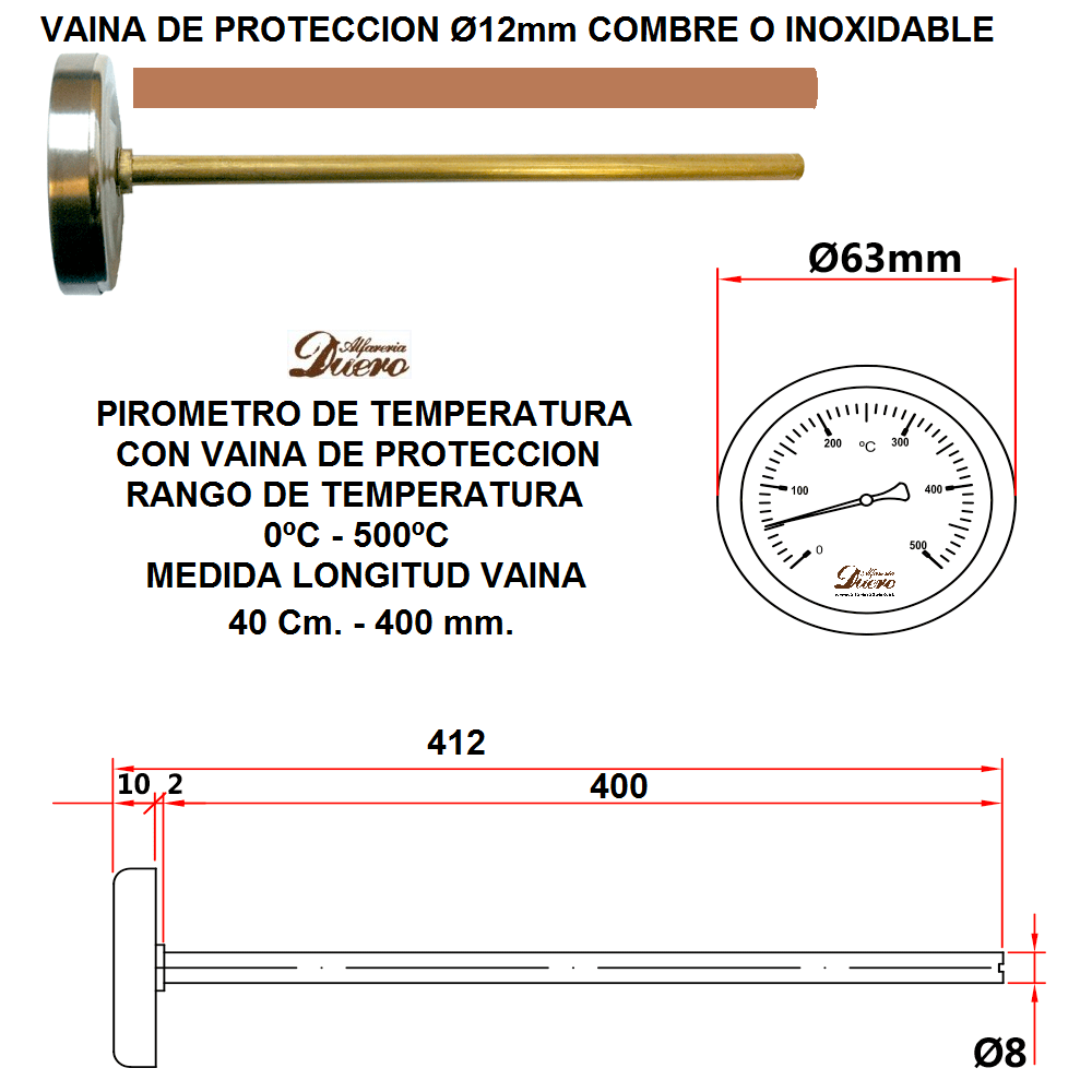 Kit de montaje de horno tradicional